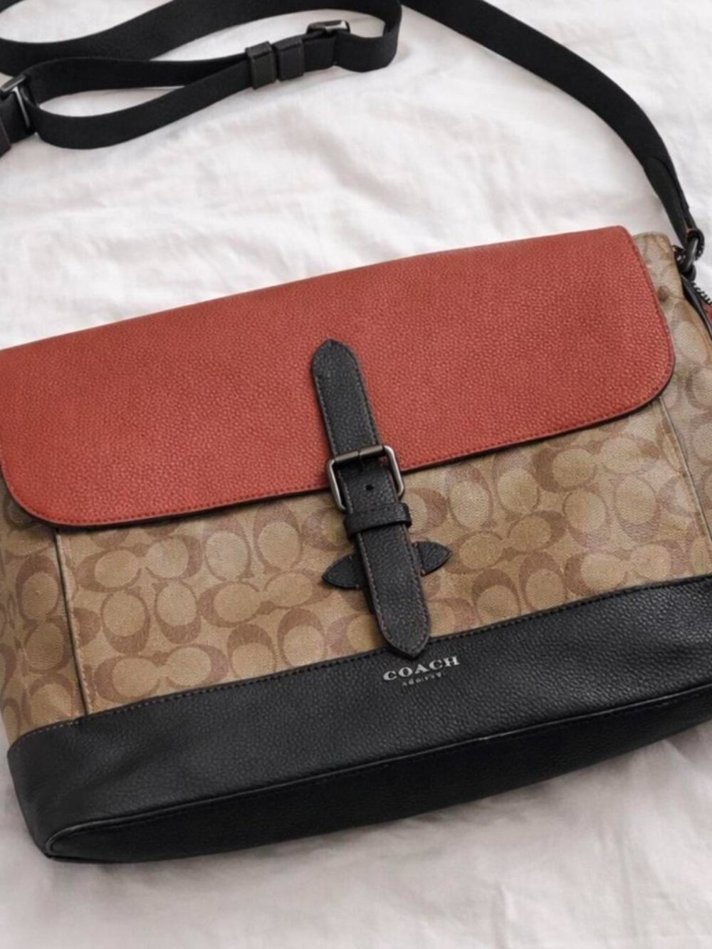 Coach Hudson Messenger Tote Bag Excellent Condition - Picture 2 of 7